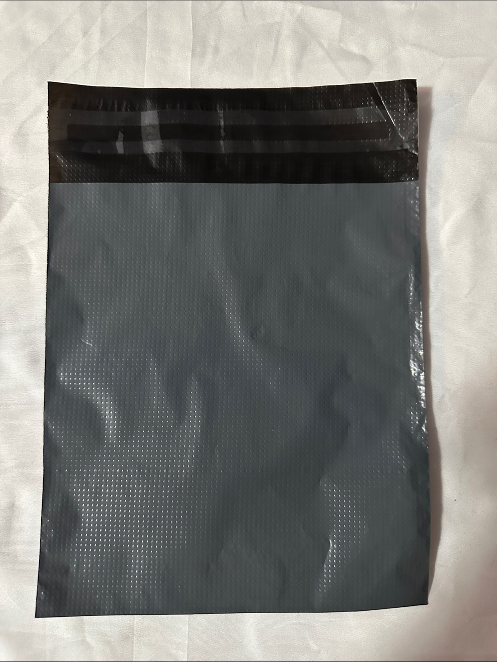 Solid Gray Textured Poly Mailers 6x7 Shipping Bags - 50 Pack